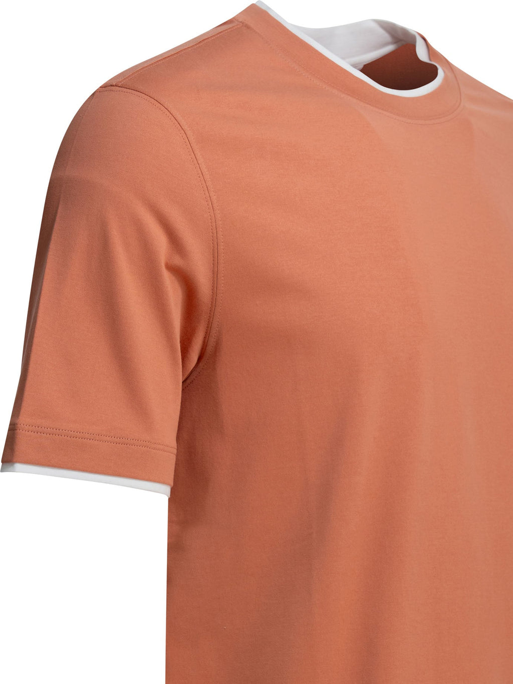 Brunello Cucinelli "faux Layering" Crewneck T-shirt