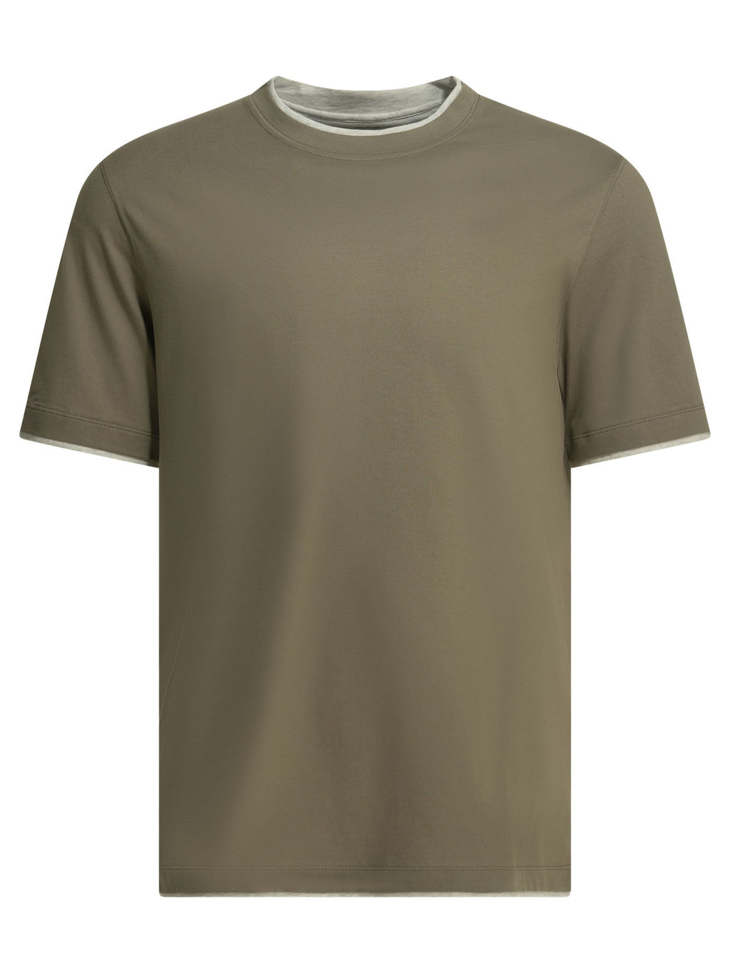 Brunello Cucinelli "faux Layering" Crewneck T-shirt