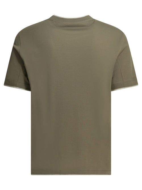 Brunello Cucinelli "faux Layering" Crewneck T-shirt