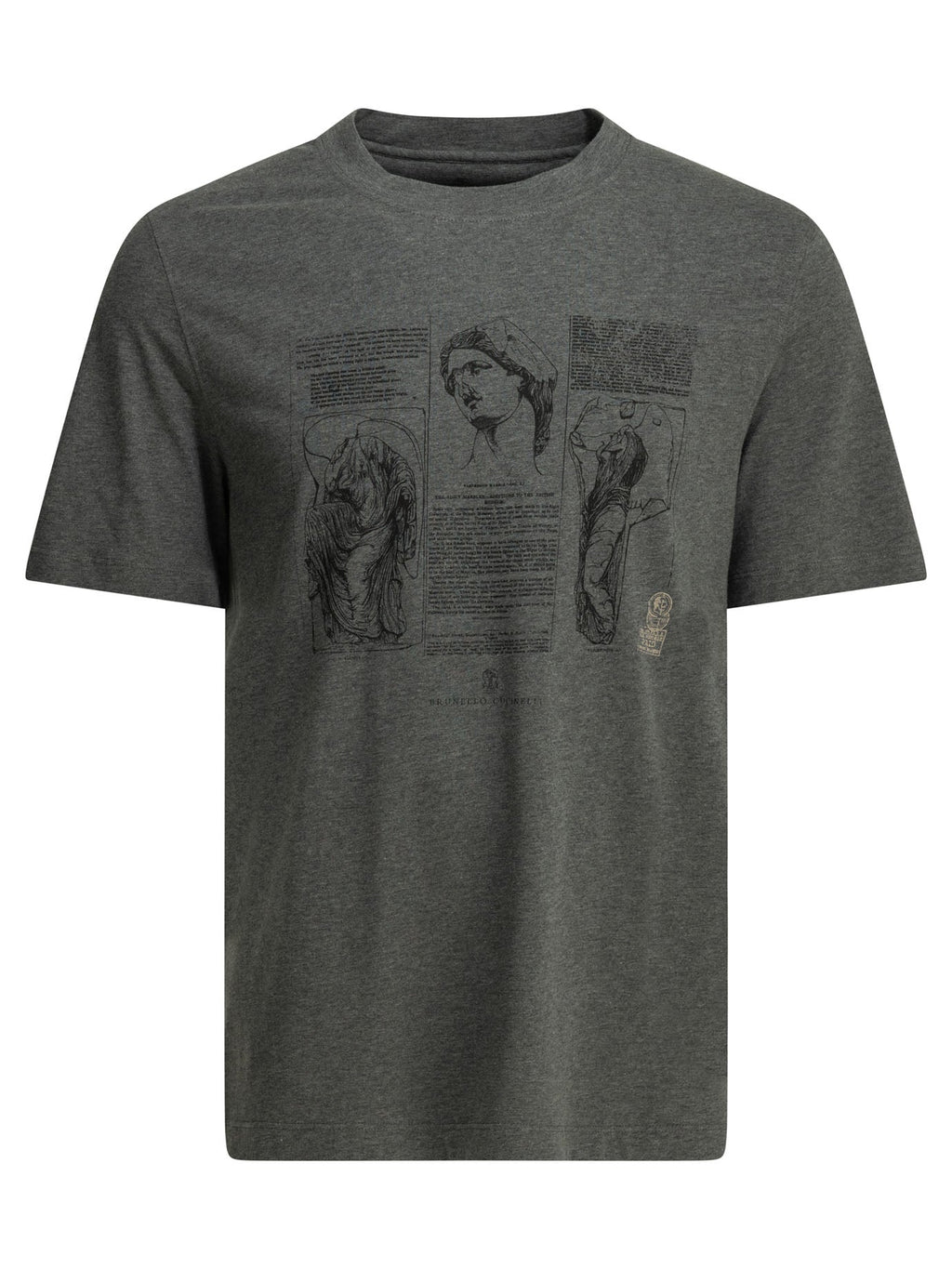 Brunello Cucinelli Crew-neck T-shirt With Print