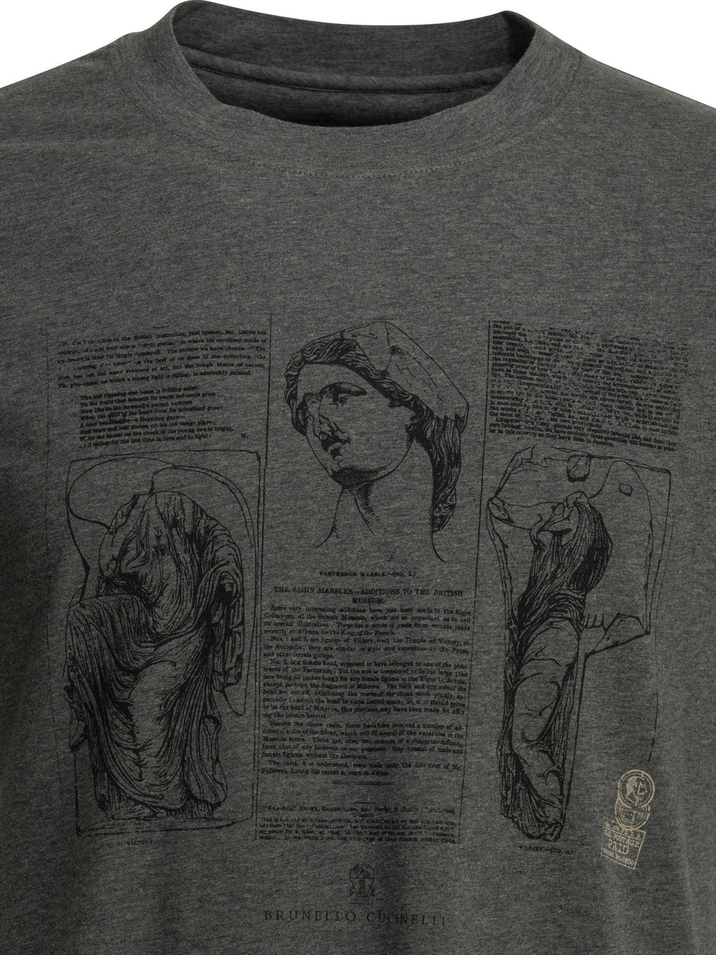 Brunello Cucinelli Crew-neck T-shirt With Print