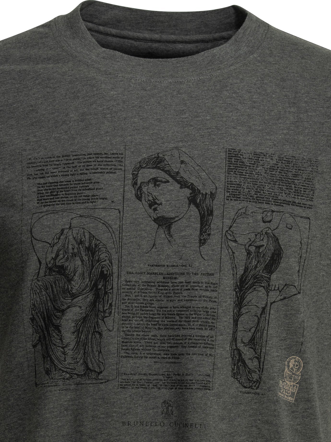 Brunello Cucinelli Crew-neck T-shirt With Print