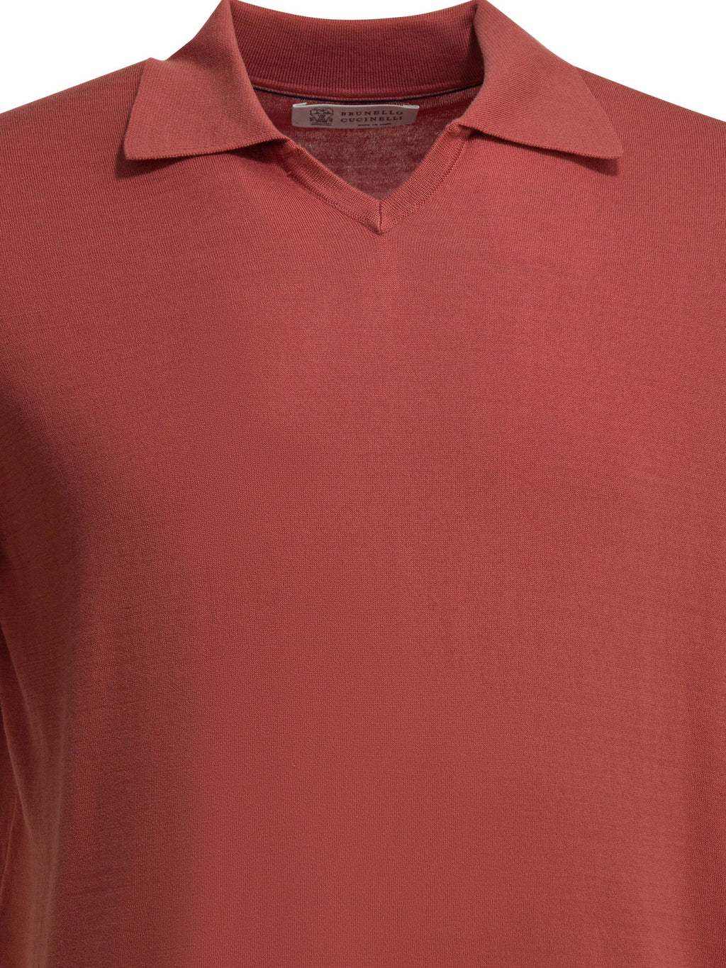 Brunello Cucinelli Cotton Buttonless Polo Shirt