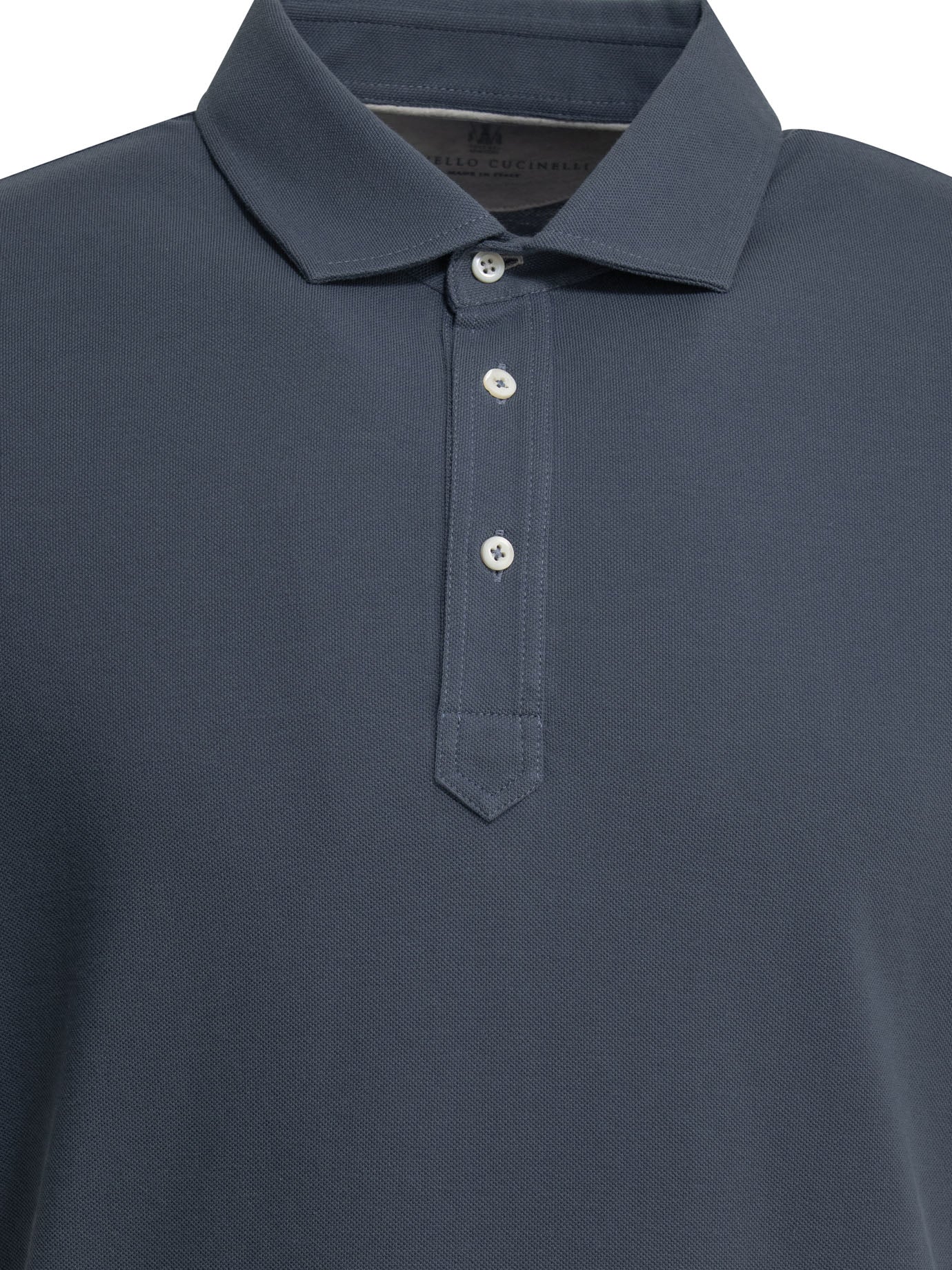 Brunello Cucinelli "faux Layering" Buttoned Polo Shirt