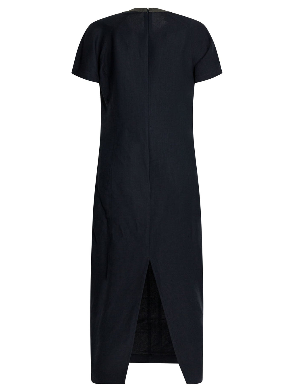 Brunello Cucinelli "precious Collar" Midi Dress