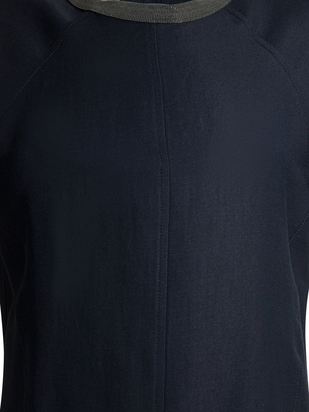 Brunello Cucinelli "precious Collar" Midi Dress