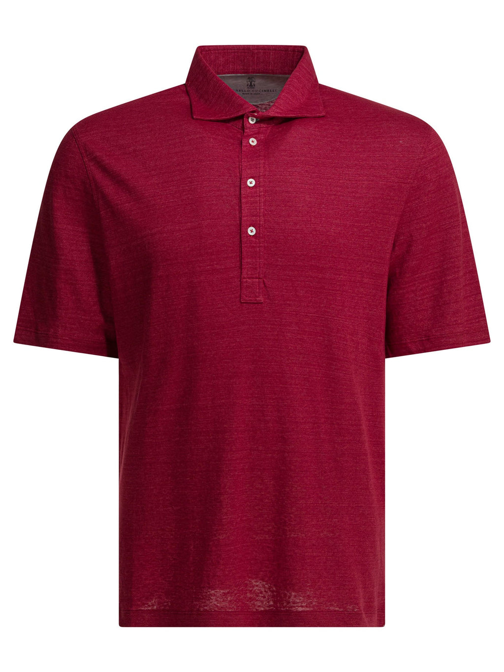 Brunello Cucinelli Linen And Cotton Mélange Jersey Polo Shirt