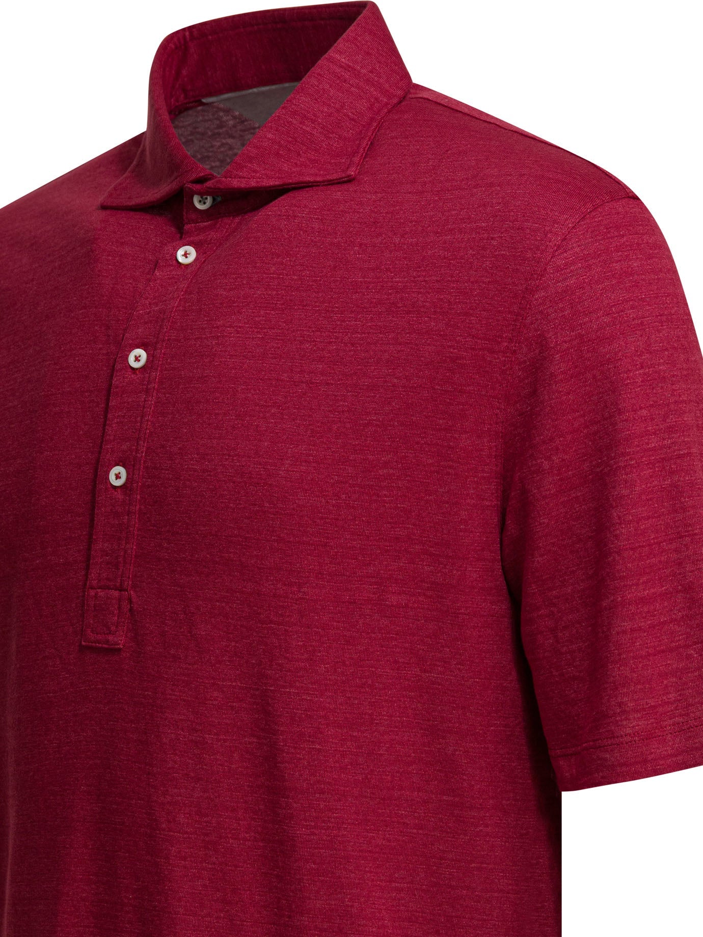 Brunello Cucinelli Linen And Cotton Mélange Jersey Polo Shirt