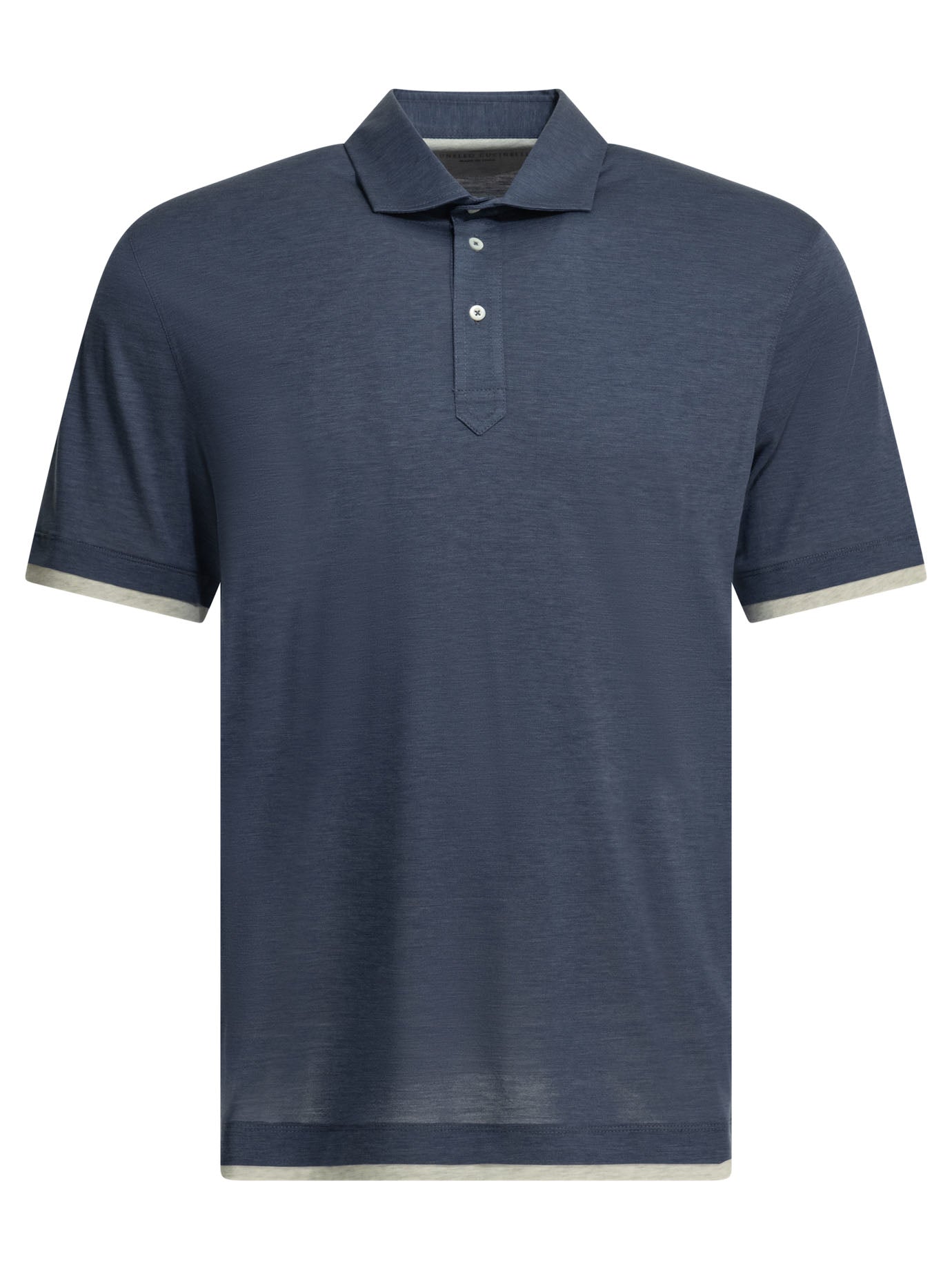 Brunello Cucinelli "faux Layering" Polo Shirt With Buttons