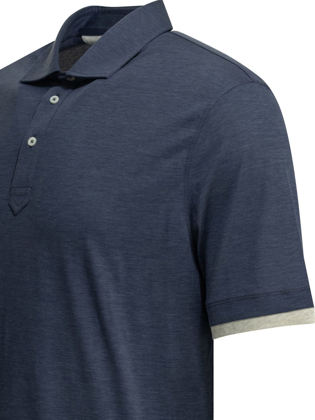 Brunello Cucinelli "faux Layering" Polo Shirt With Buttons