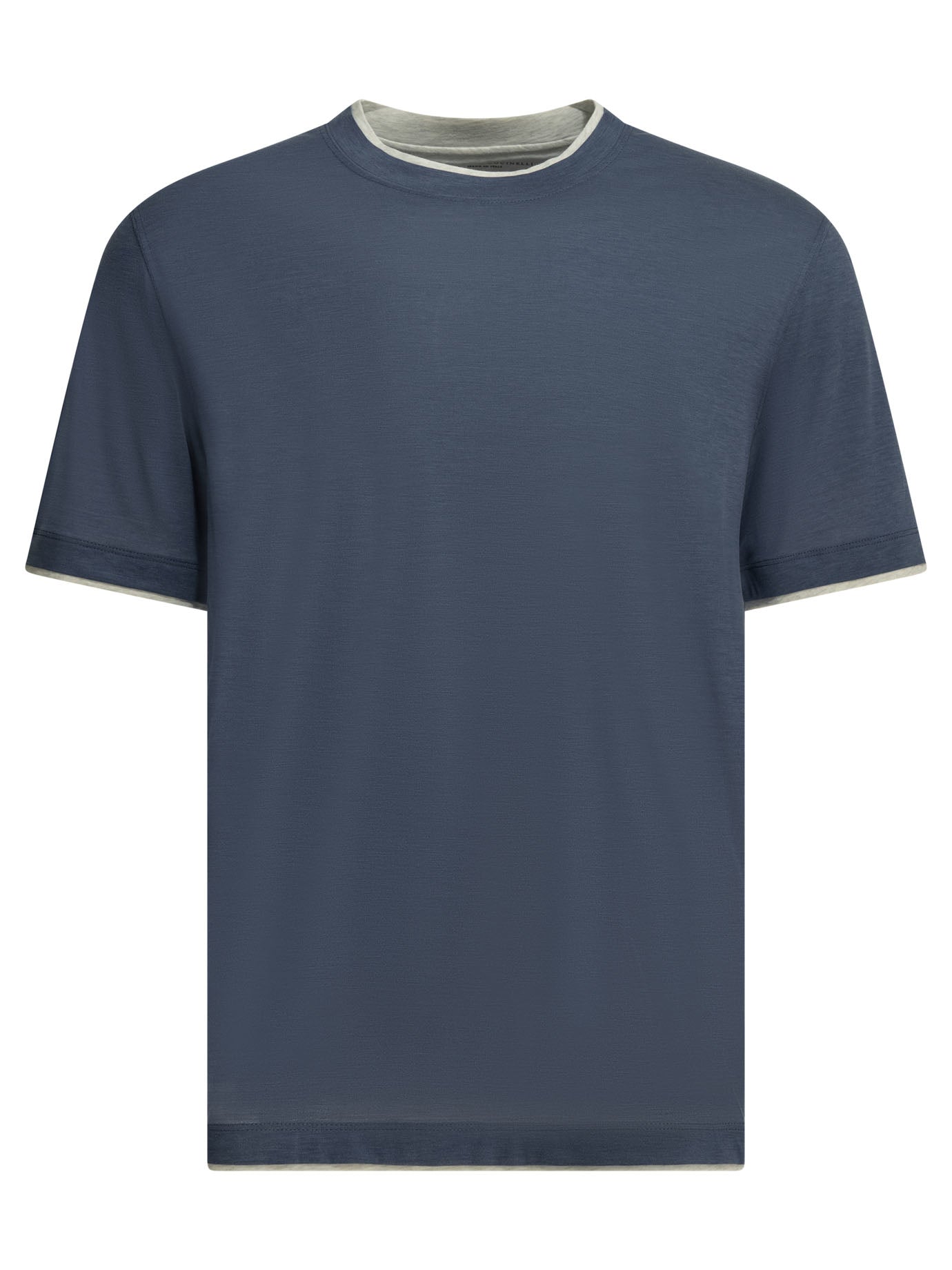 Brunello Cucinelli "faux Layering" Crewneck T-shirt
