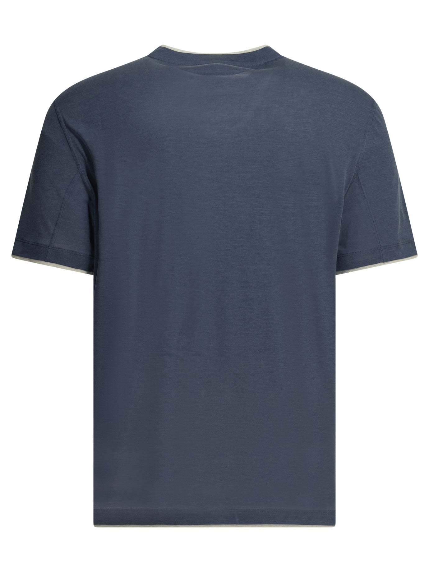 Brunello Cucinelli "faux Layering" Crewneck T-shirt