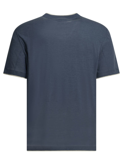 Brunello Cucinelli "faux Layering" Crewneck T-shirt