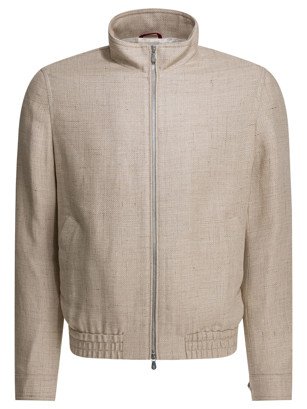 Brunello Cucinelli Silk Linen And Wool Hopsack Jacket