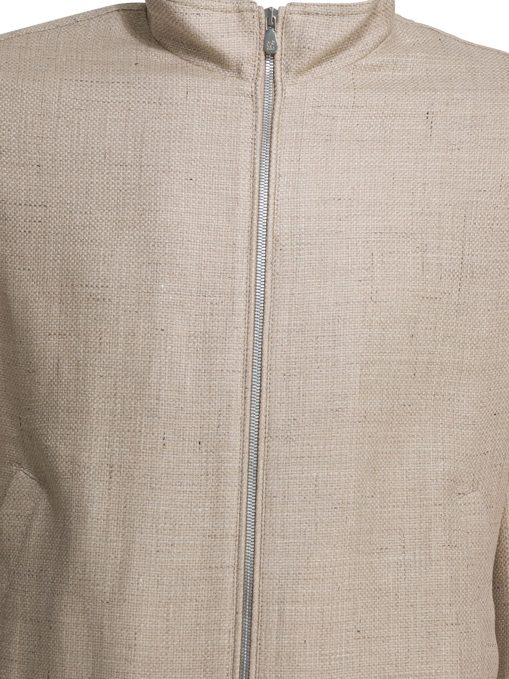 Brunello Cucinelli Silk Linen And Wool Hopsack Jacket