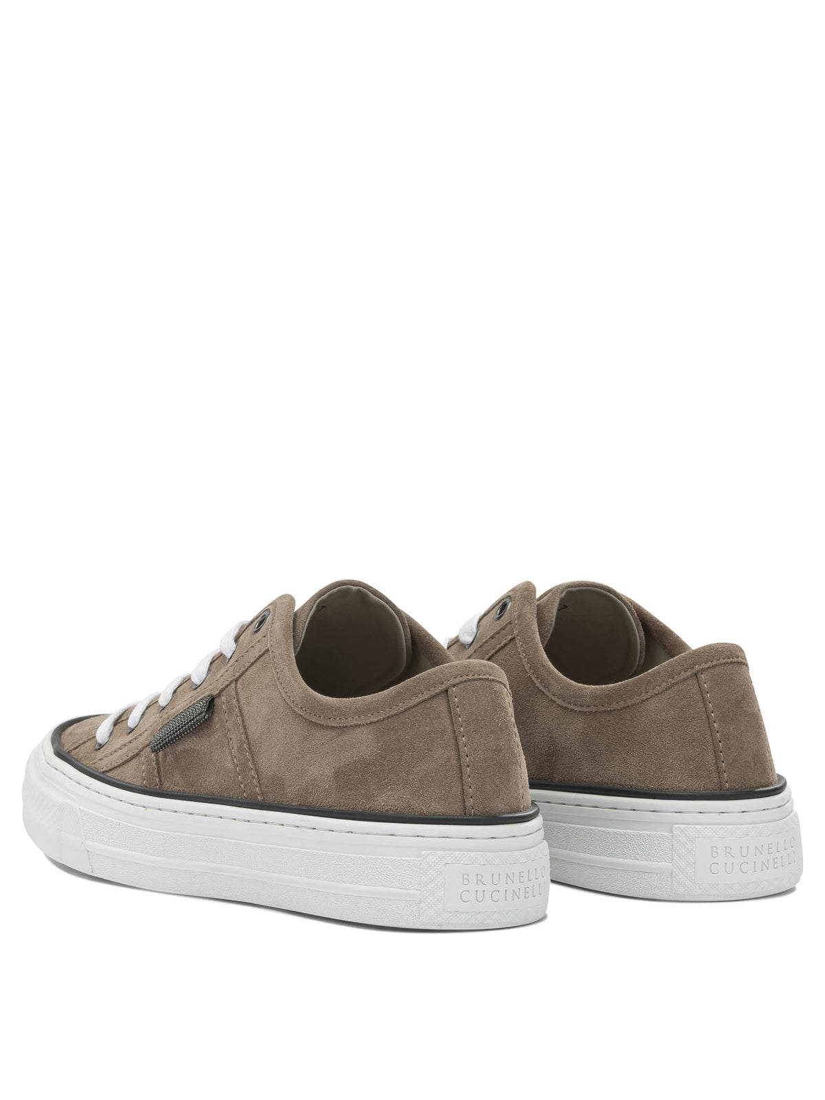 Brunello Cucinelli "shiny Tab" Low Sneakers
