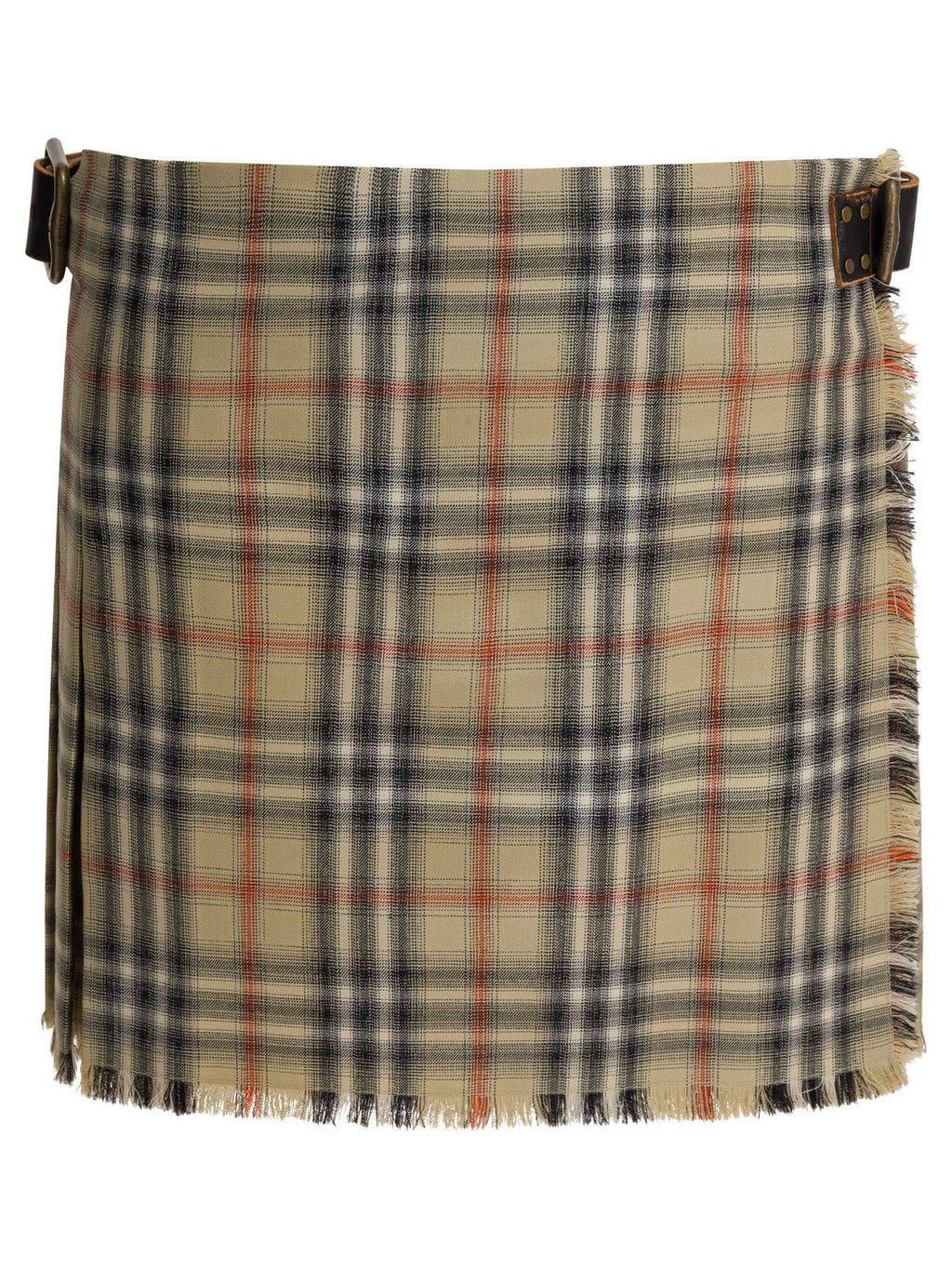 Burberry Wool "check" Mini Kilt