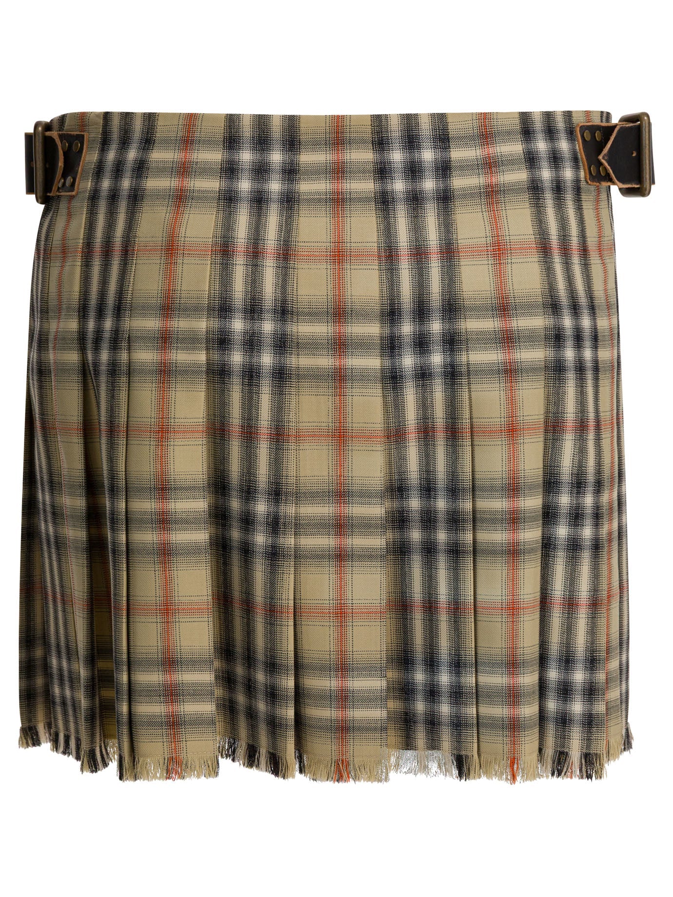 Burberry Wool "check" Mini Kilt