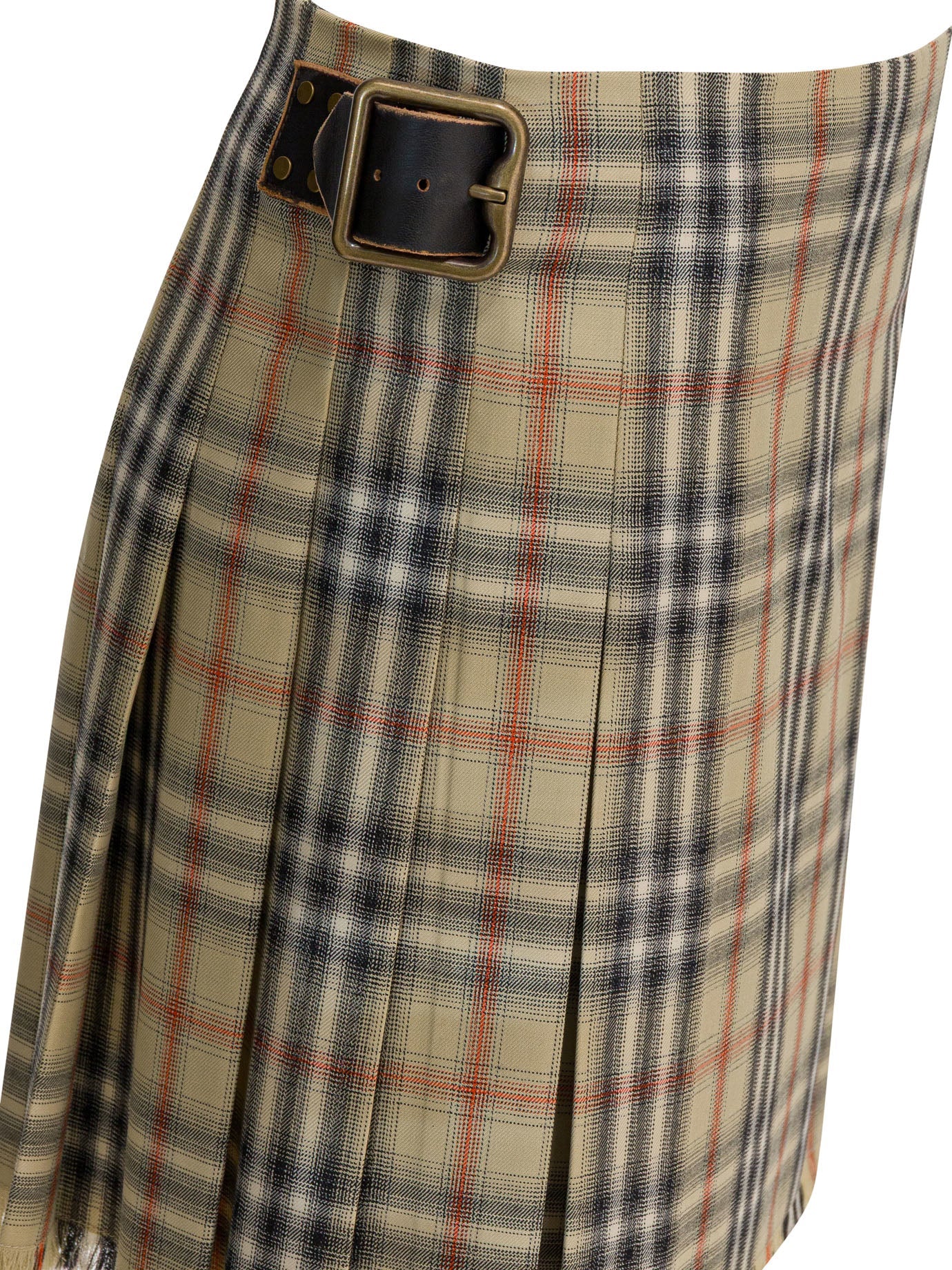 Burberry Wool "check" Mini Kilt