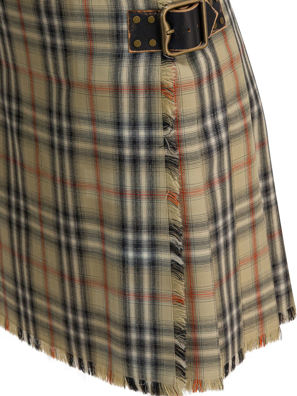 Burberry Wool "check" Mini Kilt