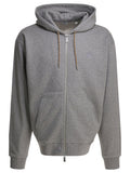 Burberry "check" Zipper Sweatshirt
