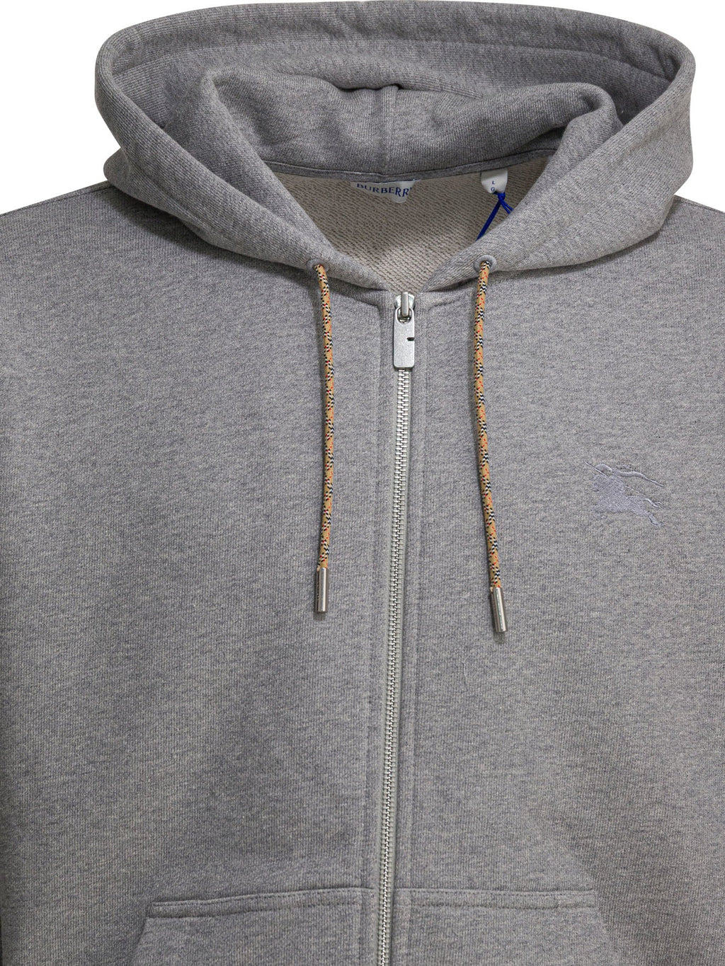 Burberry "check" Zipper Sweatshirt
