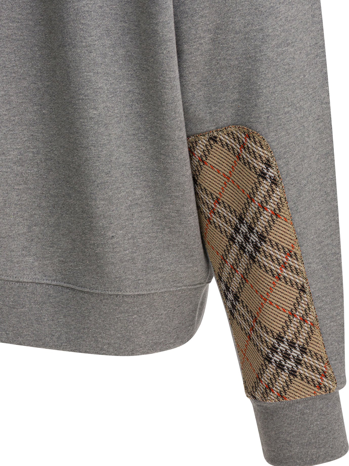 Burberry "check" Zipper Sweatshirt