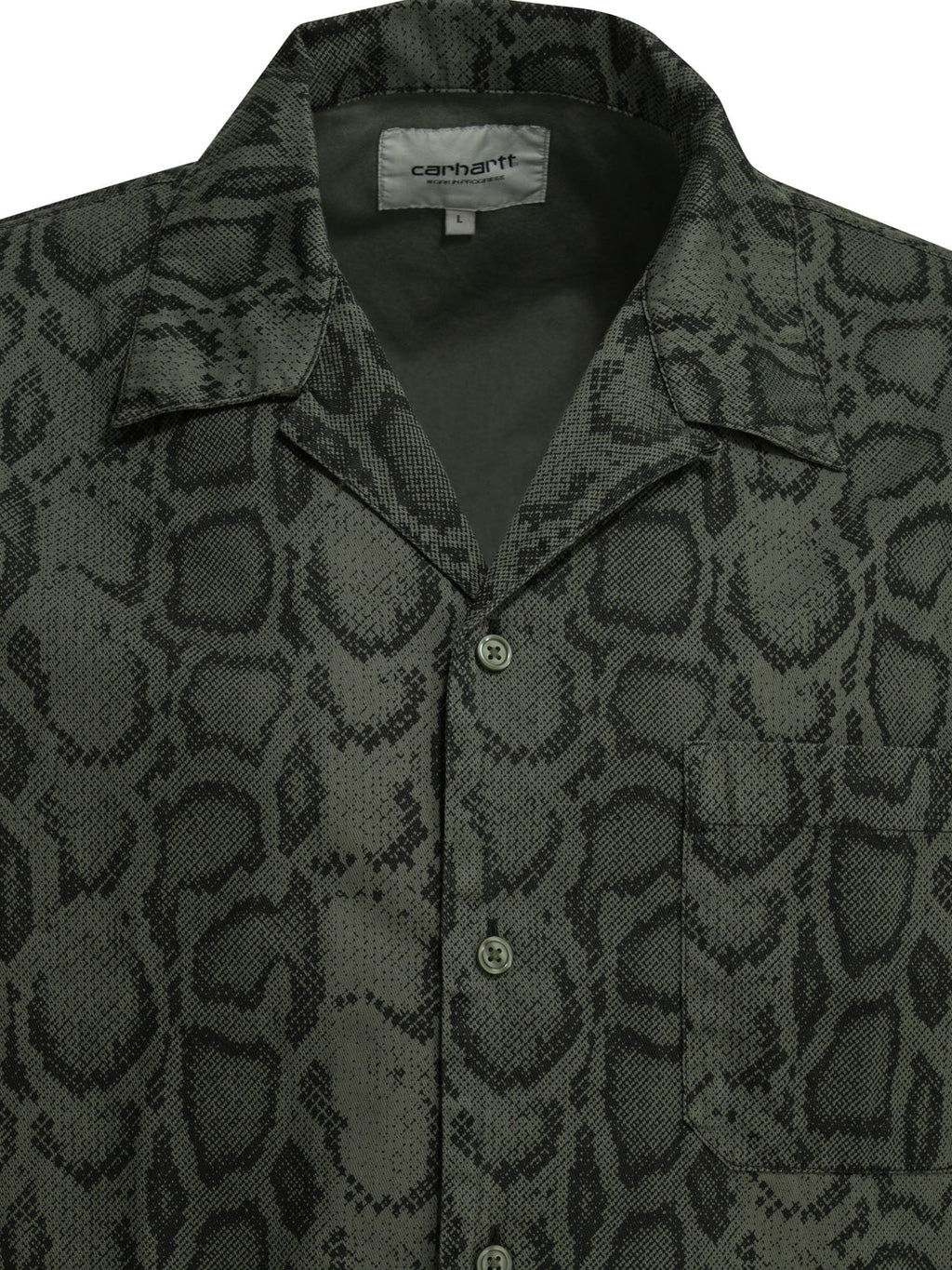Carhartt Wip "snake Camo" Casual Shirt