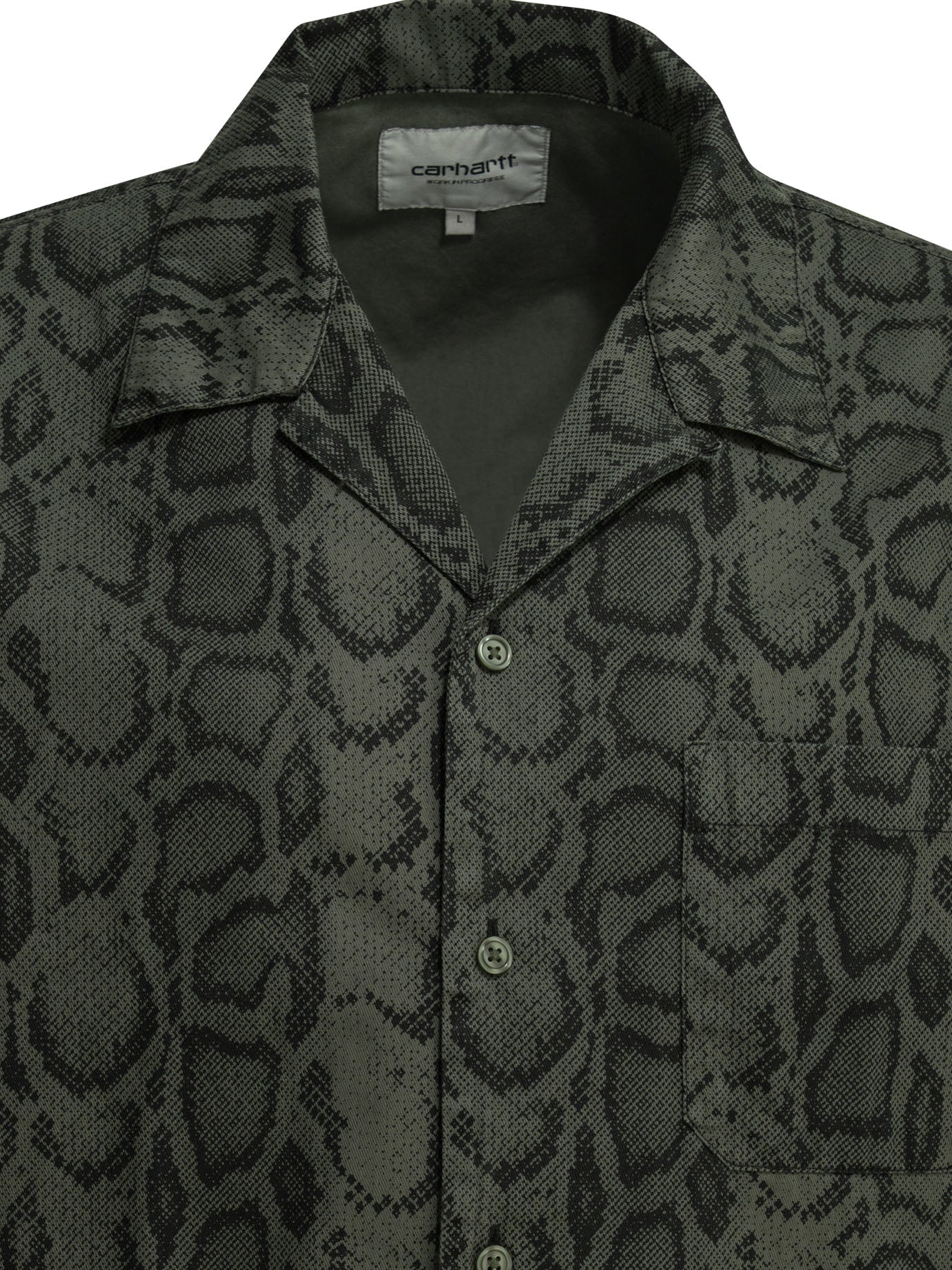 Carhartt Wip "snake Camo" Casual Shirt