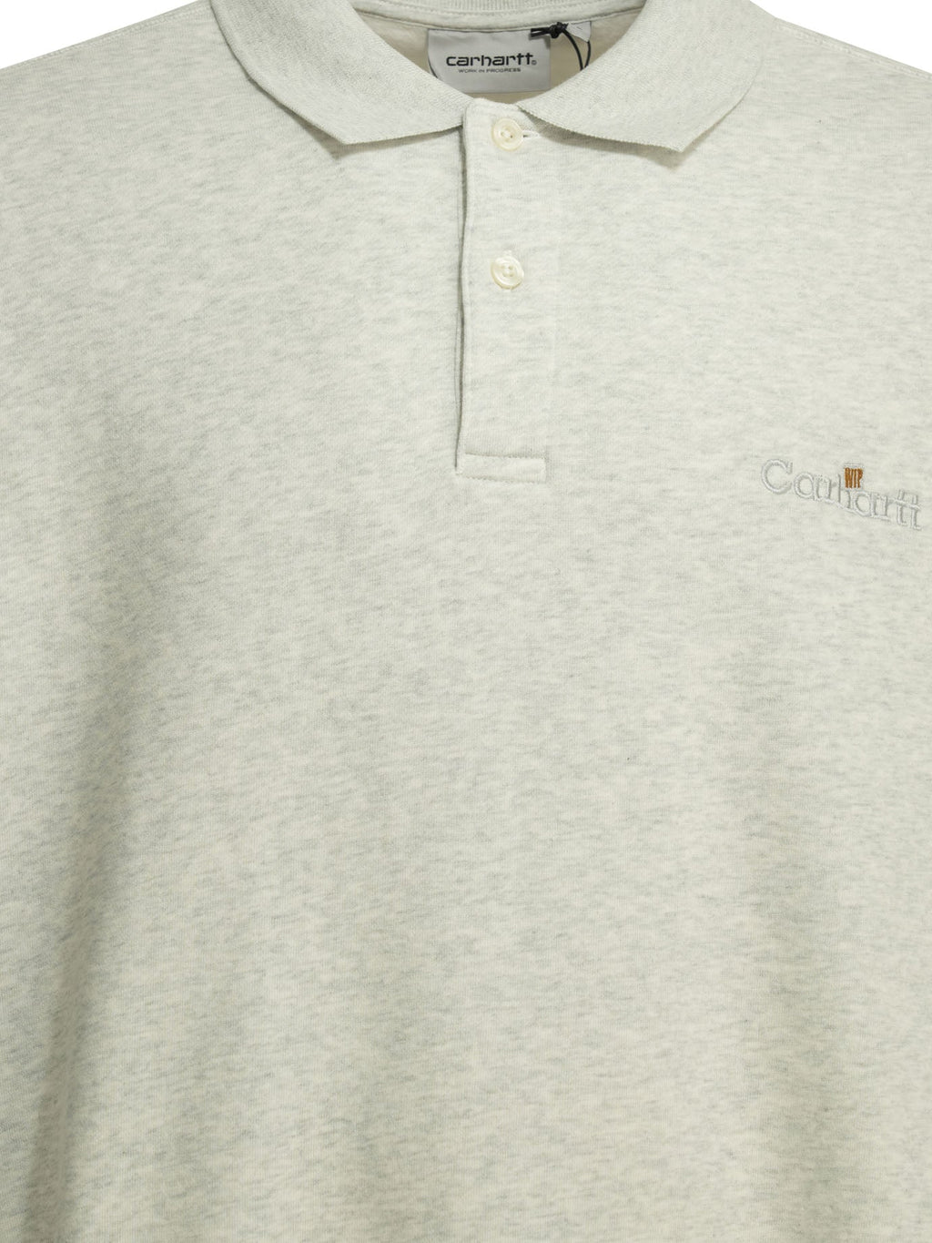 Carhartt Wip "wip Label" Sweatshirt With Polo Collar