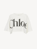 Chloé Cotton Cropped T-shirt With Logo