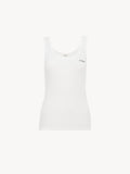 Chloé Cotton Tank Top With Logo