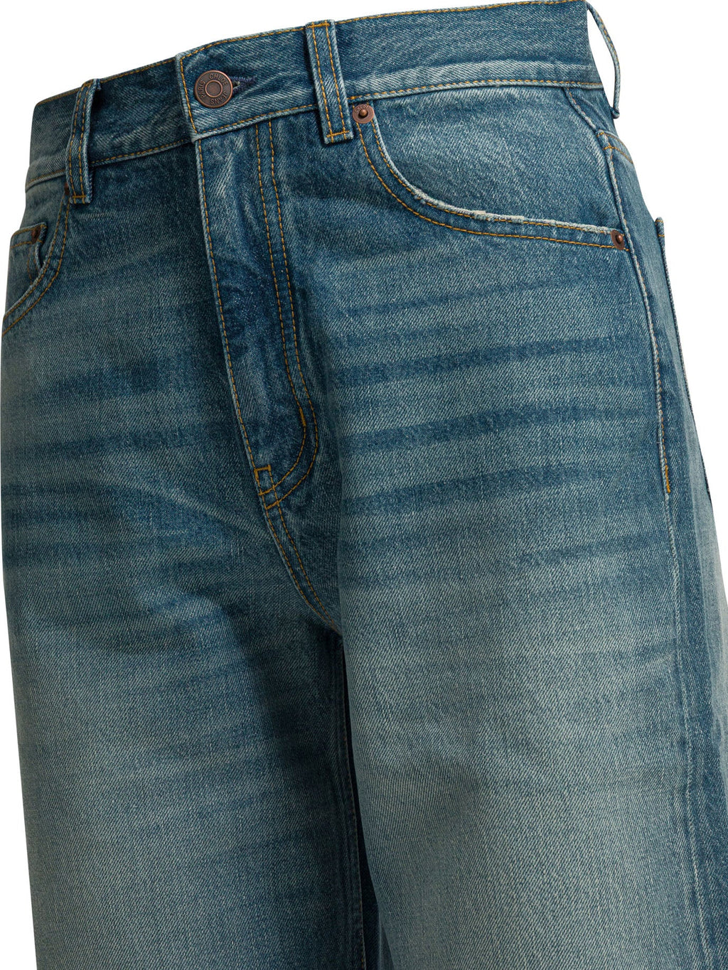 Chloé Short Wide Leg Jeans