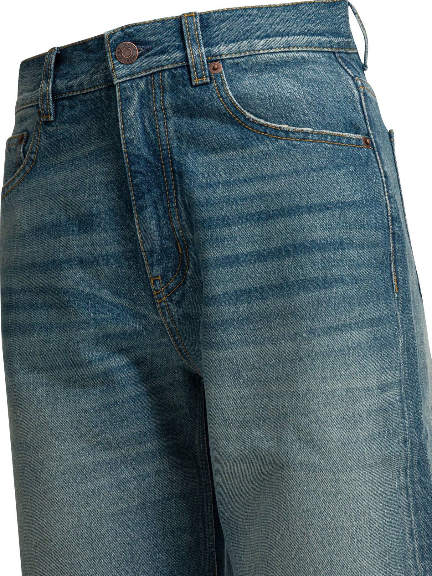 Chloé Short Wide Leg Jeans