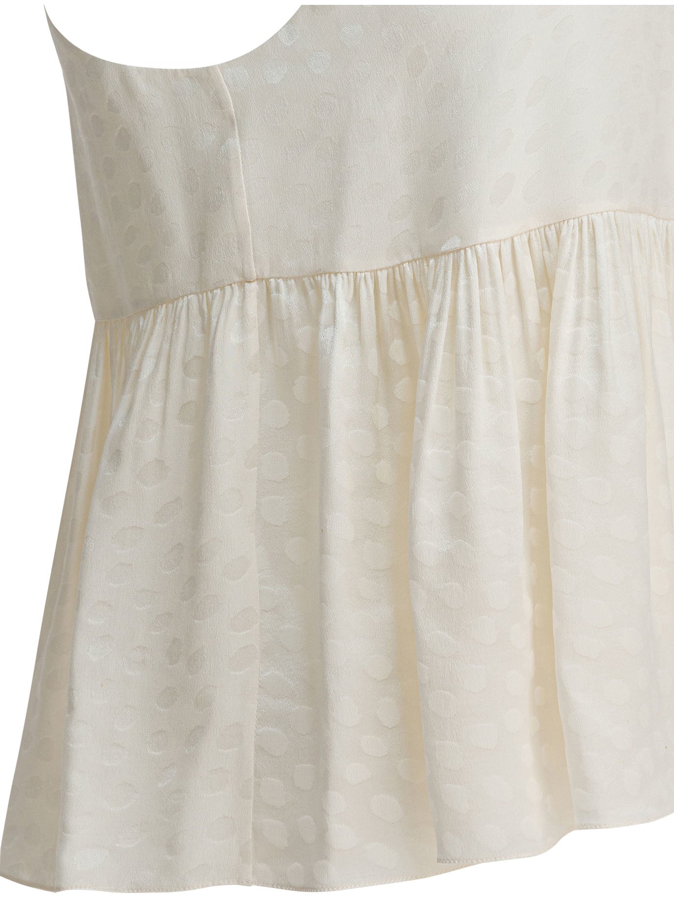 Chloé Peplum Top In Silk