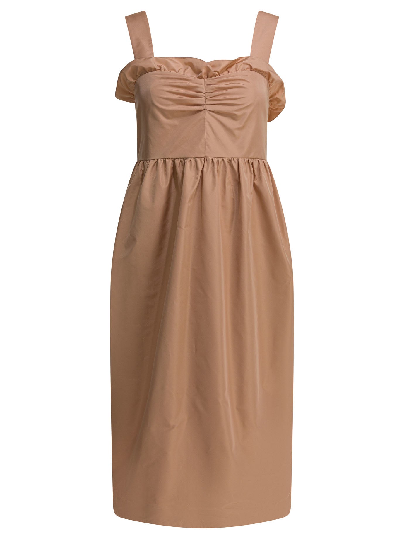 Chloé Balloon Dress In Silk Blend