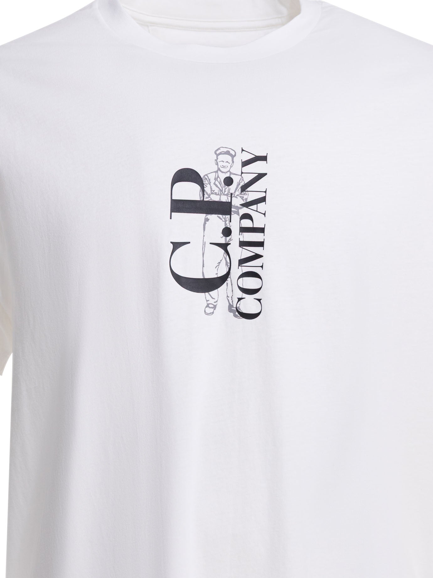 C.p. Company Crew-neck T-shirt With Logo