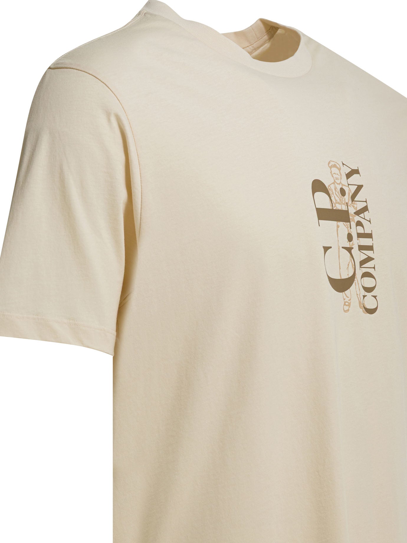 C.p. Company Crew-neck T-shirt With Logo