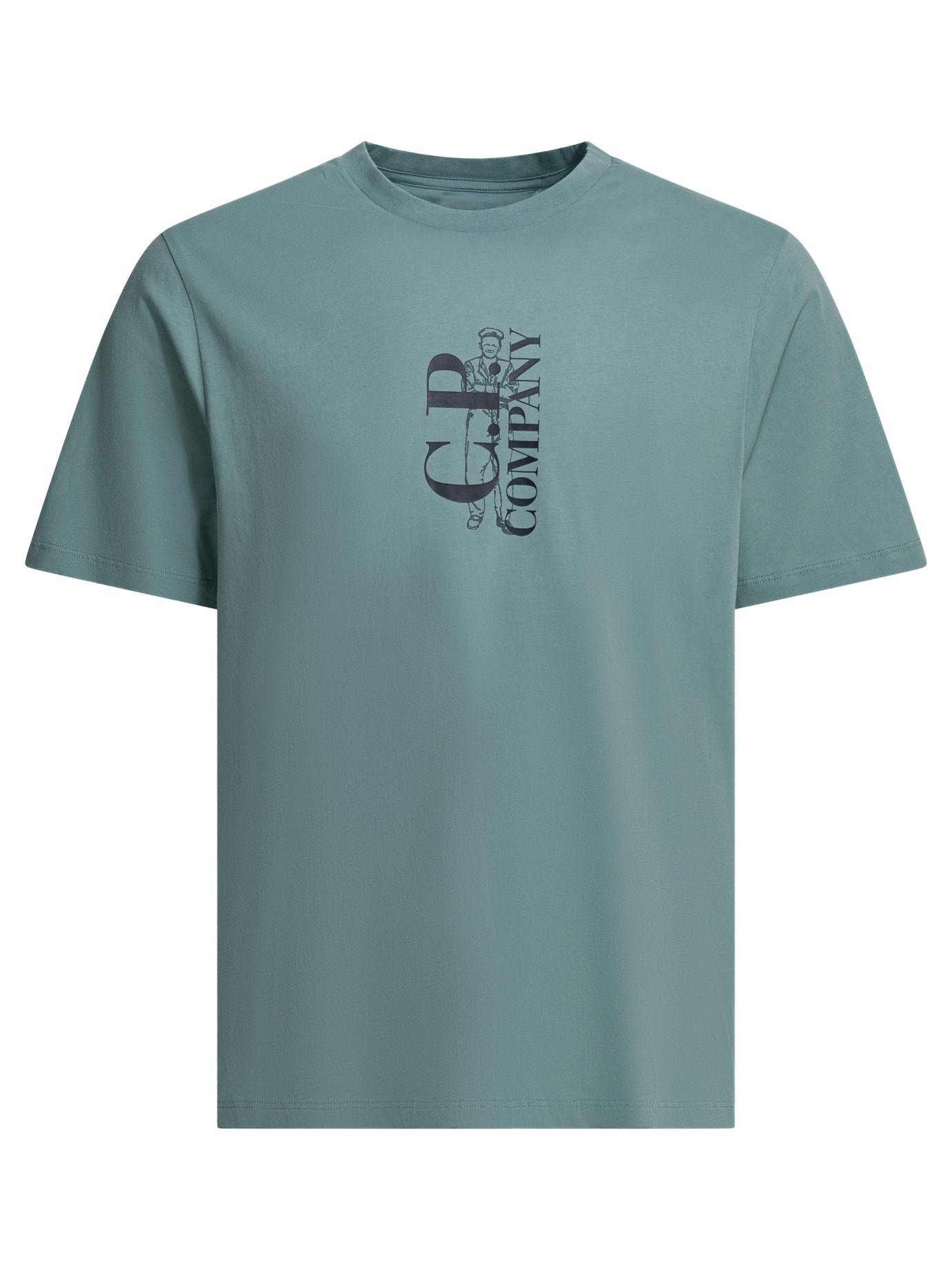 C.p. Company Crew-neck T-shirt With Logo