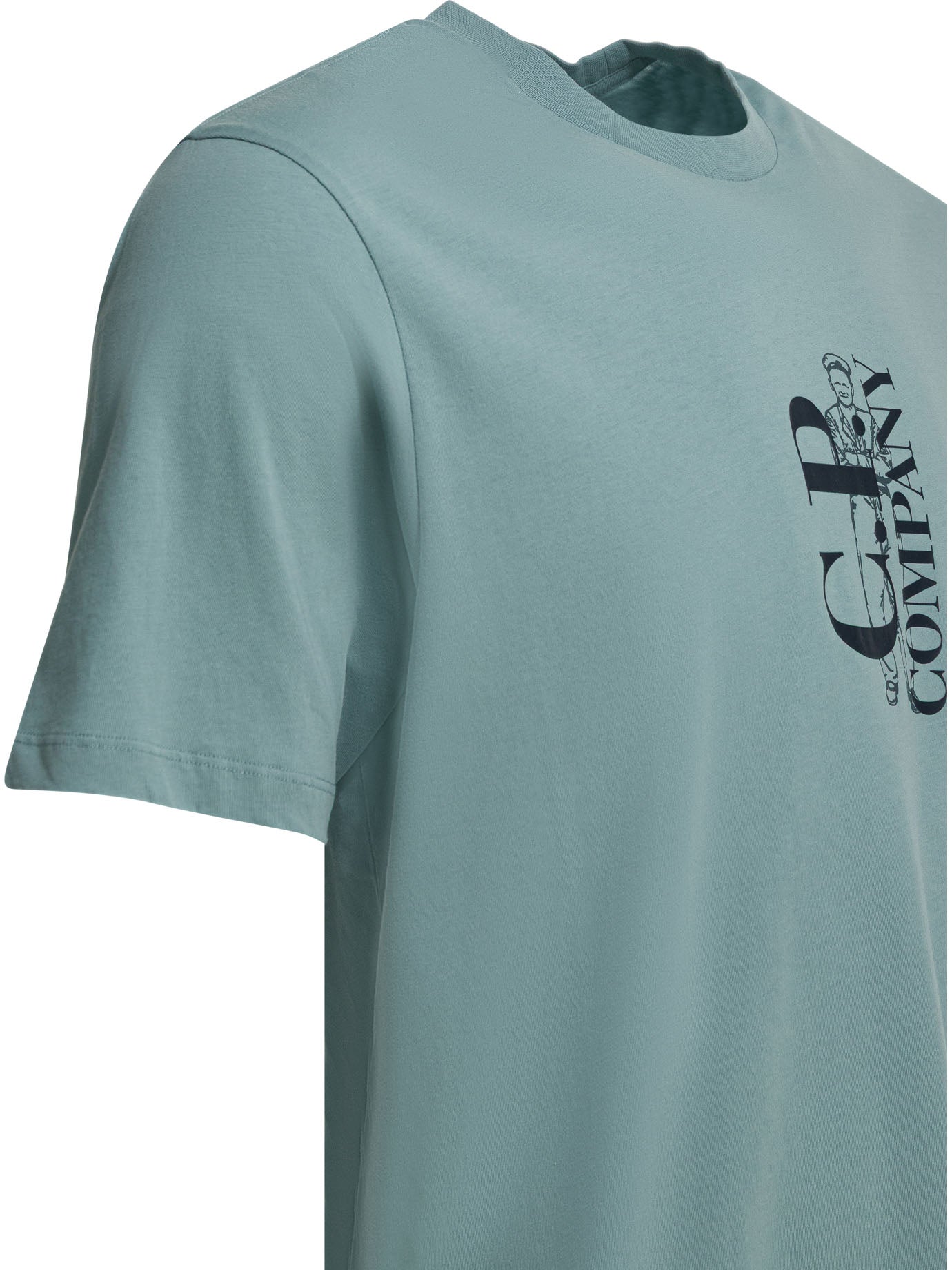 C.p. Company Crew-neck T-shirt With Logo
