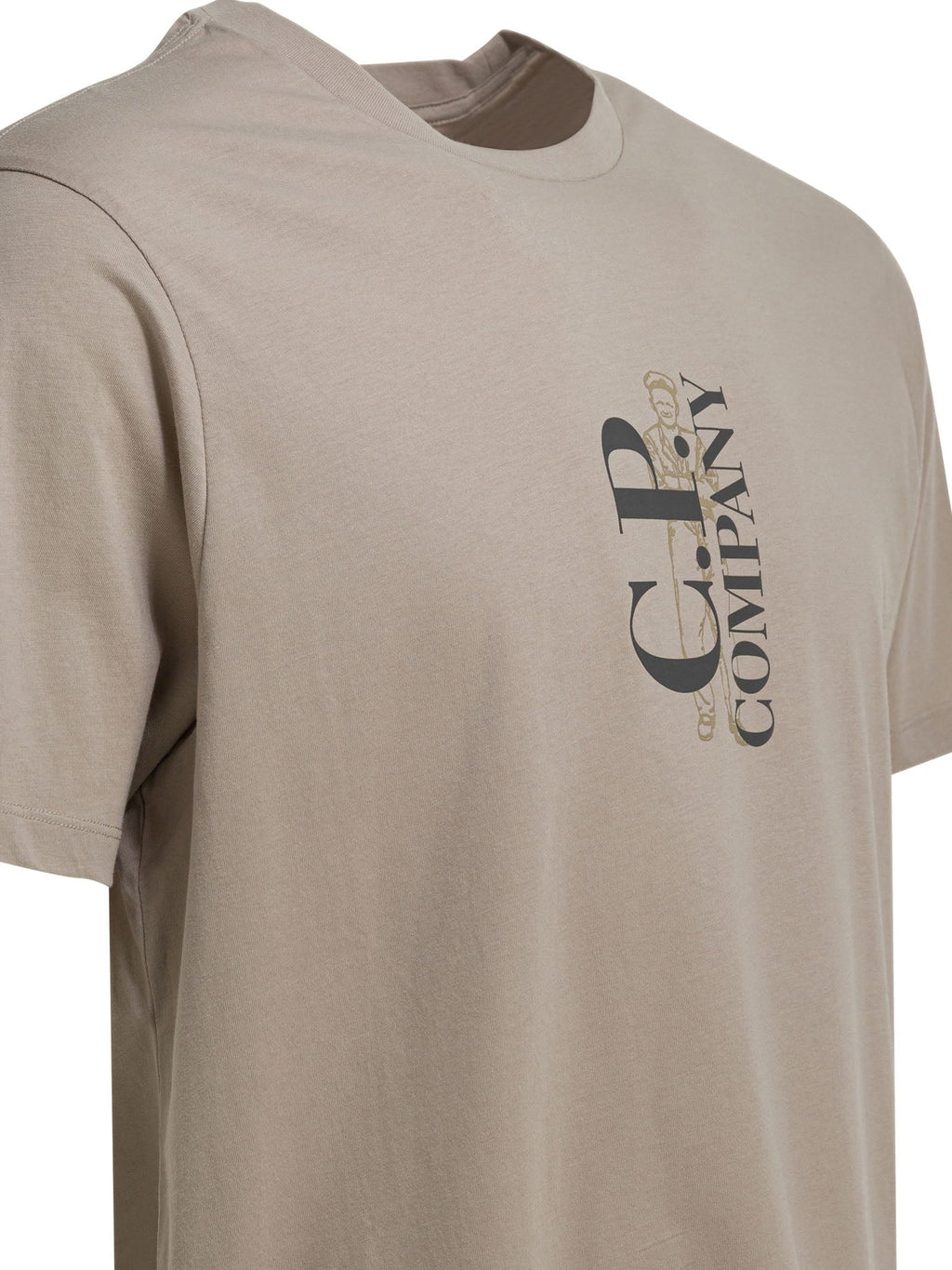 C.p. Company Crew-neck T-shirt With Logo