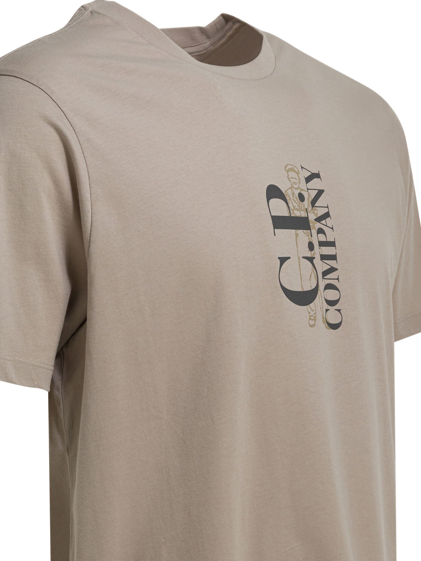 C.p. Company Crew-neck T-shirt With Logo