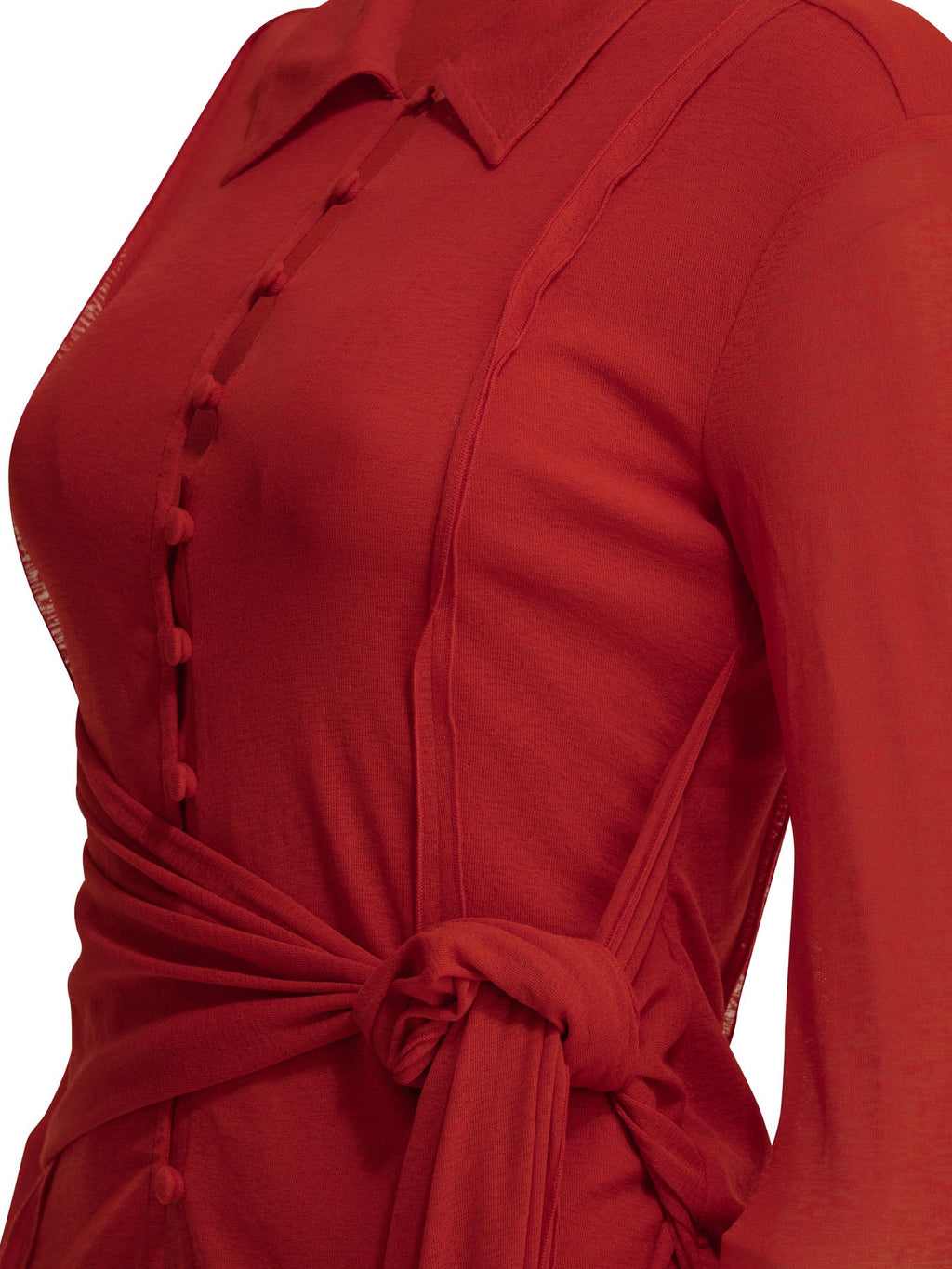 Ganni Polo Shirt With Buttons