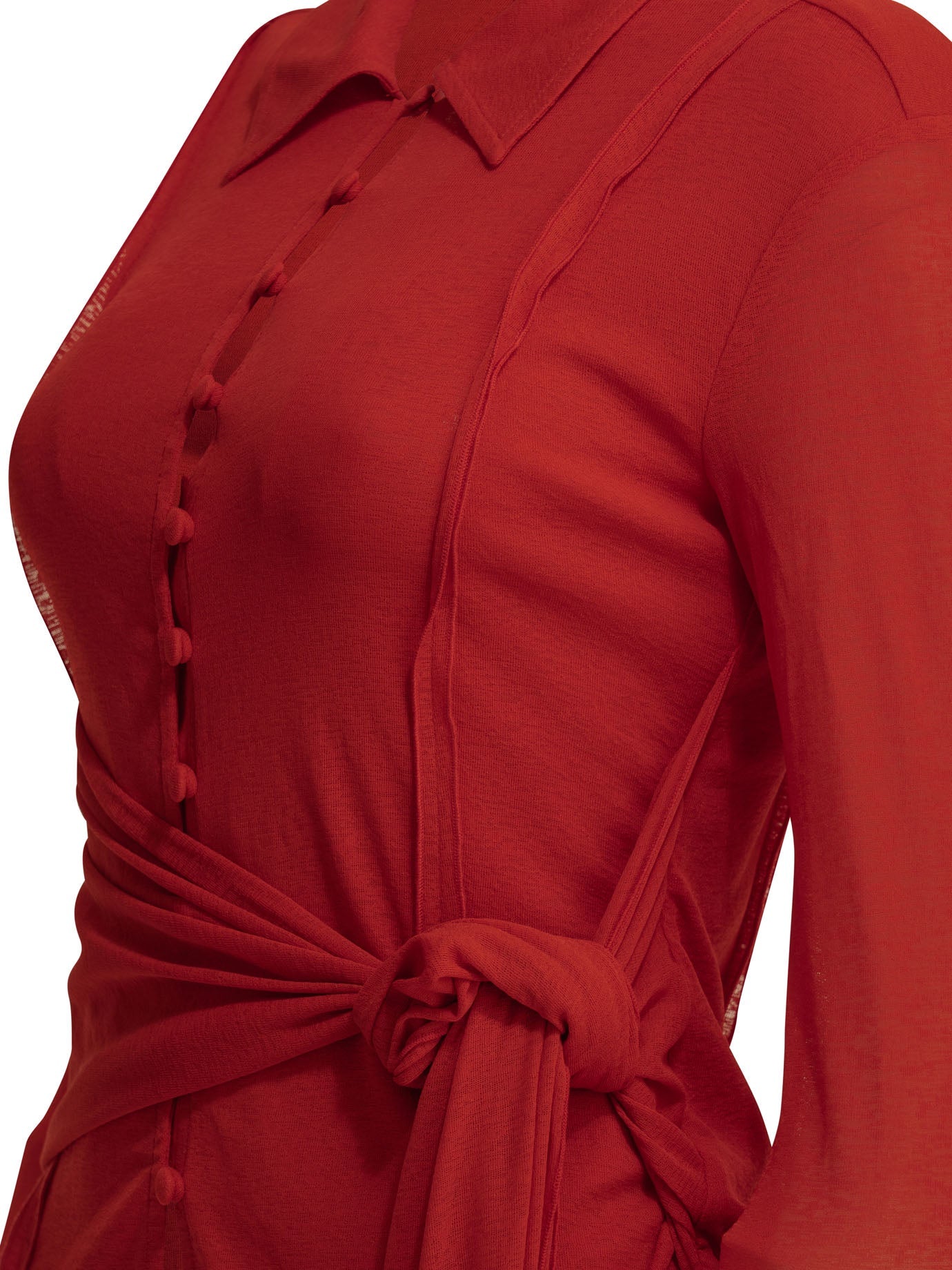 Ganni Polo Shirt With Buttons