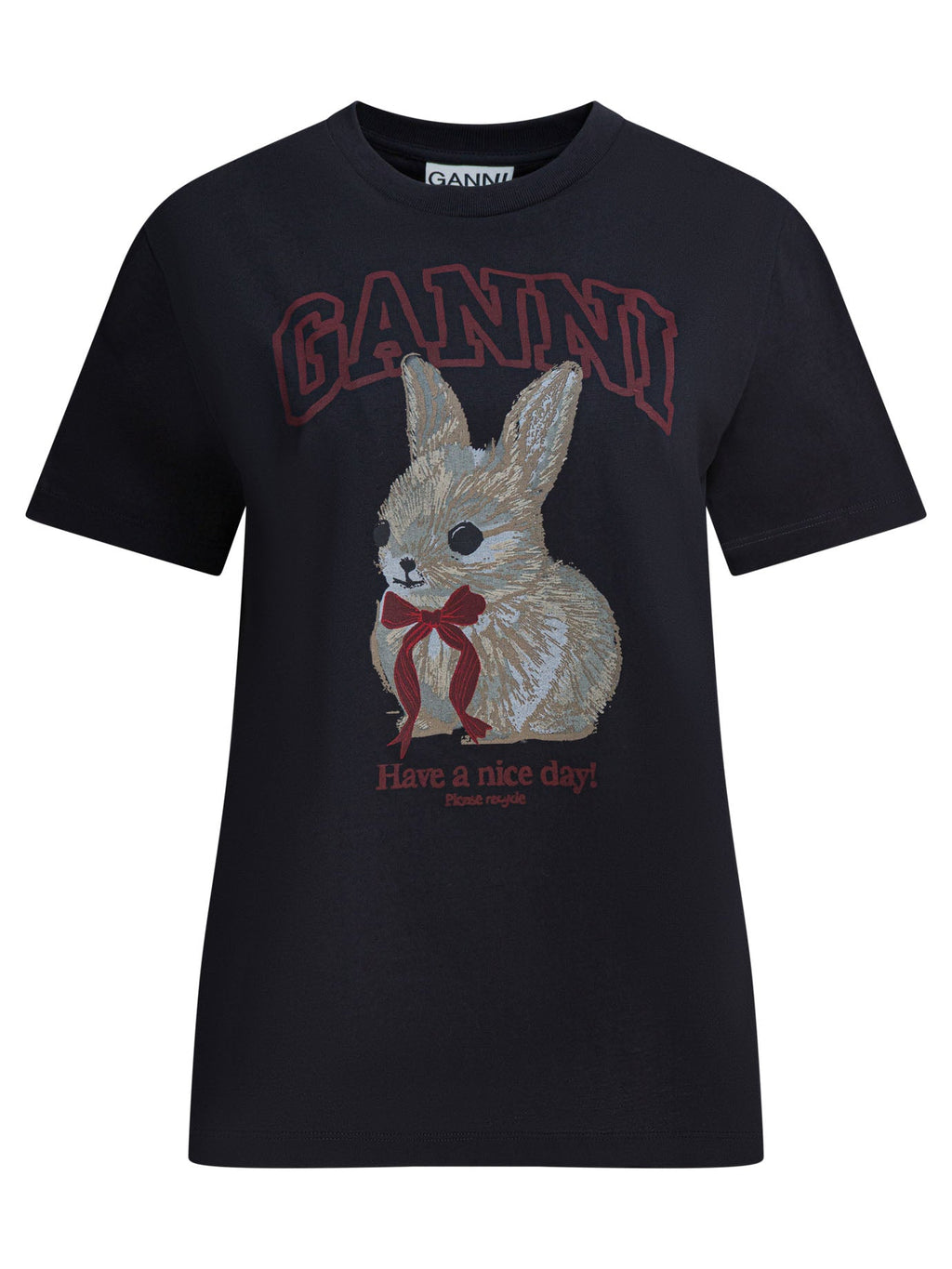 Ganni "bunny" Cotton T-shirt