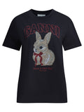 Ganni "bunny" Cotton T-shirt