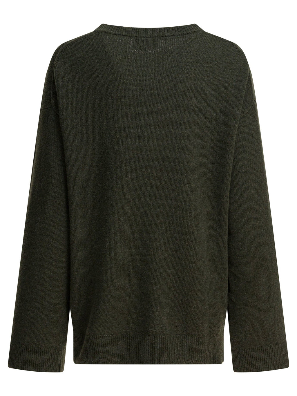 Ganni Wool-blend Crew-neck Sweater