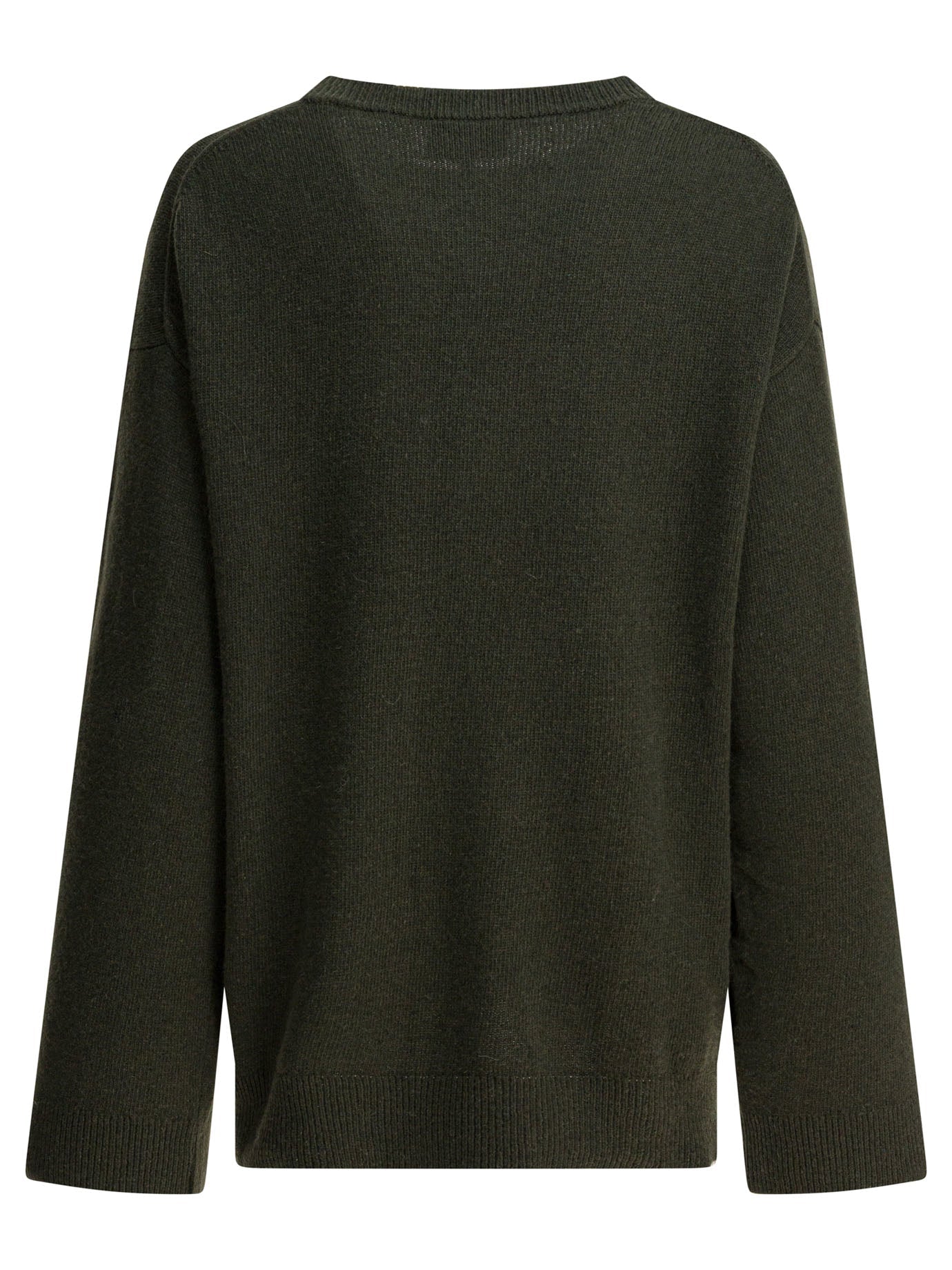 Ganni Wool-blend Crew-neck Sweater
