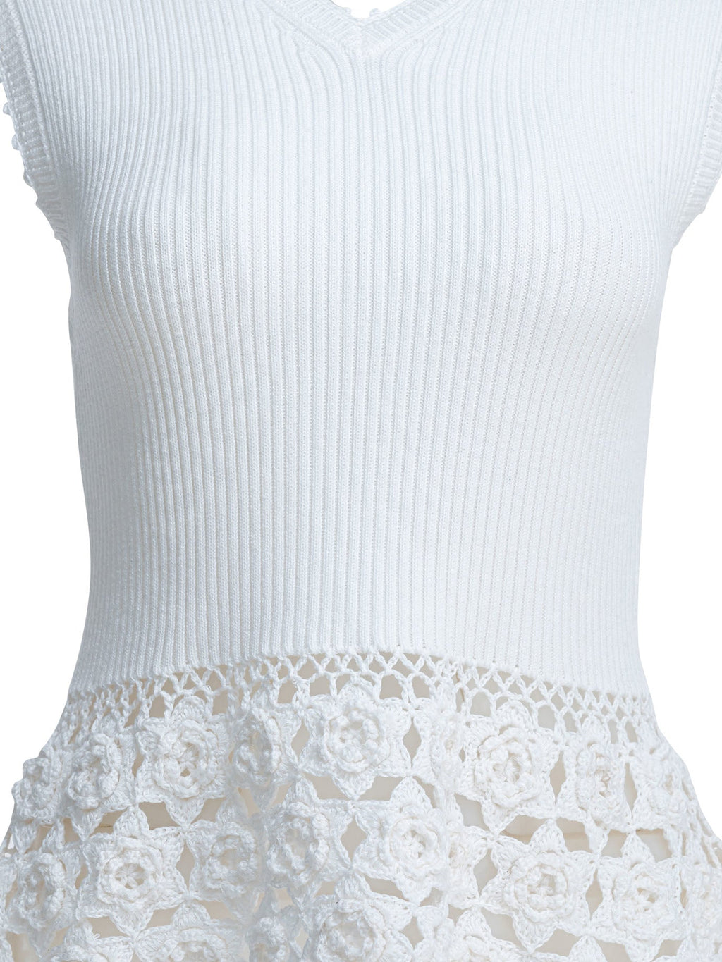 Ganni Knitted Worked Vest
