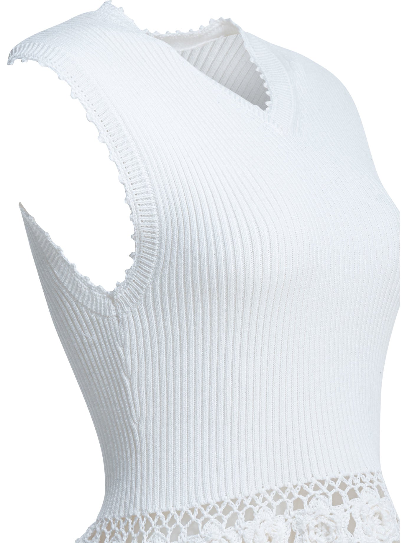 Ganni Knitted Worked Vest